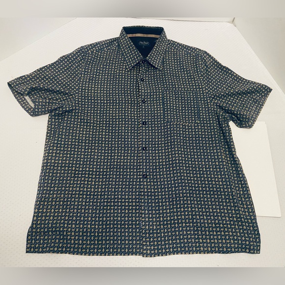 Nat Nast Men's Blue Paisley Shirt, L. - Picture 1 of 4